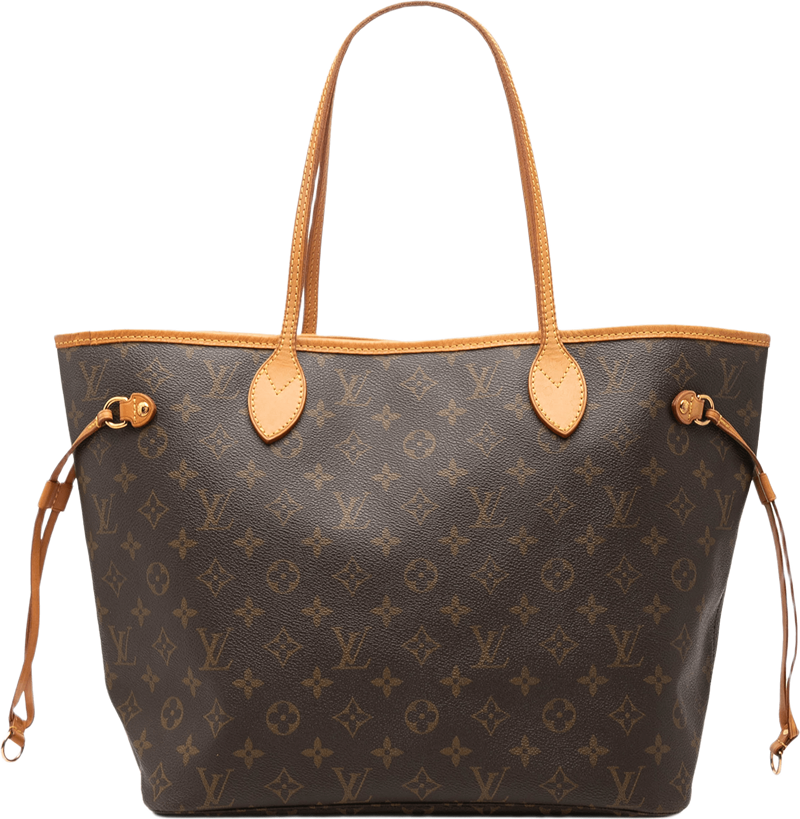 Louis Vuitton Monogram Neverfull Mm, från Luxclusif, i färgen brun.