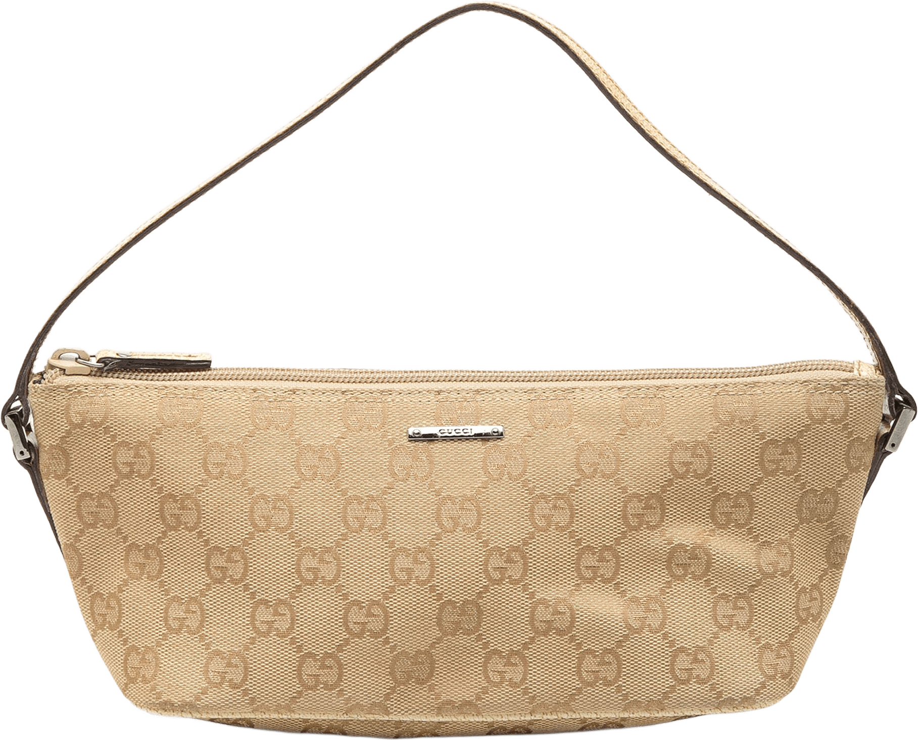 Gucci Gg Canvas Boat, från Luxclusif, i färgen beige.