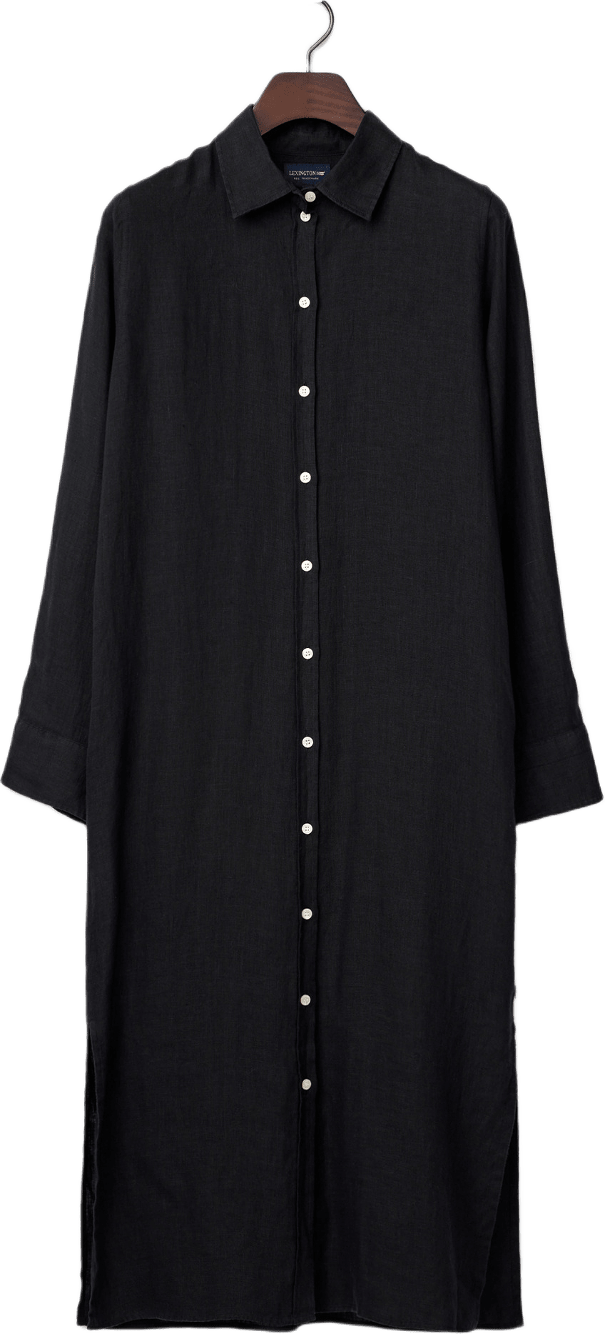 Long Linen Shirt Dress