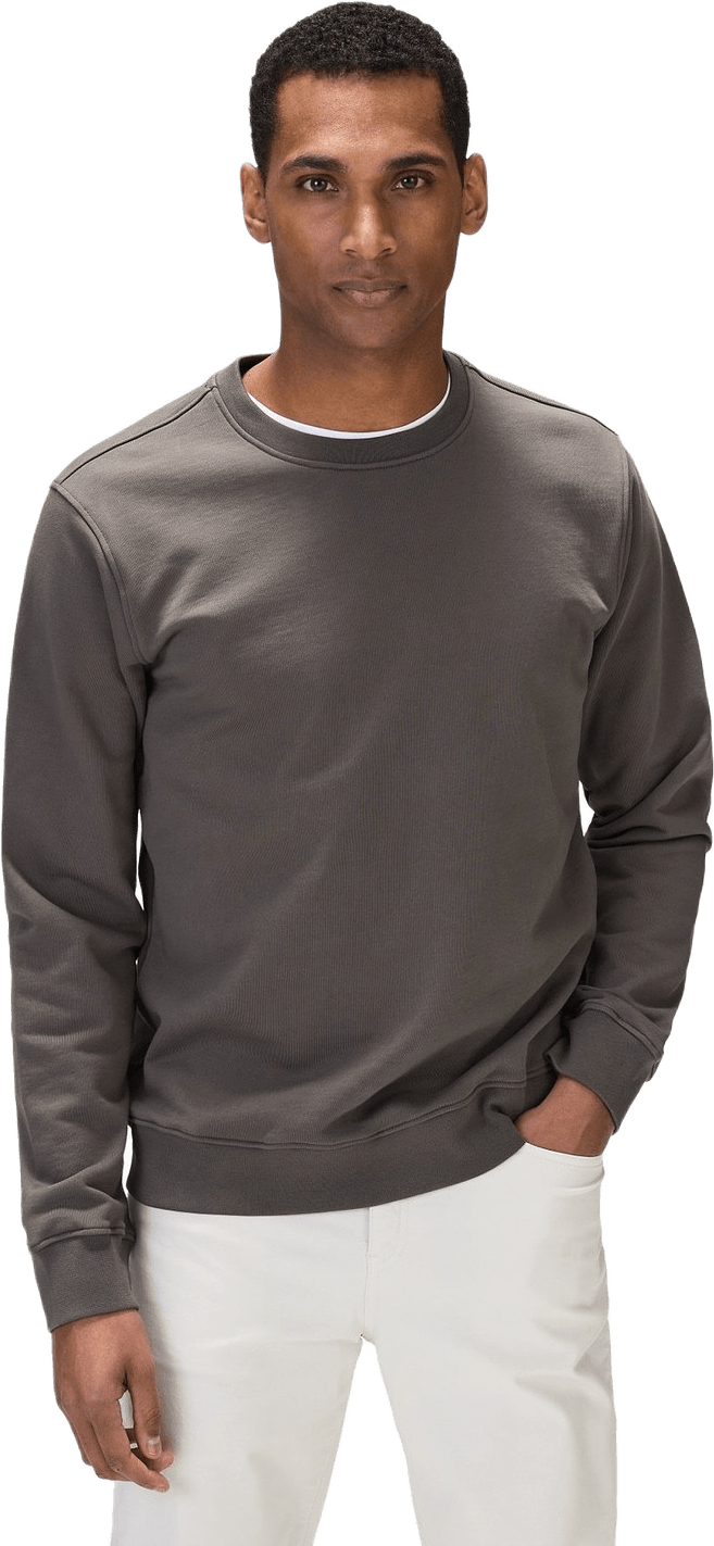 Cotton L/s Crew Neck Sweatshirt