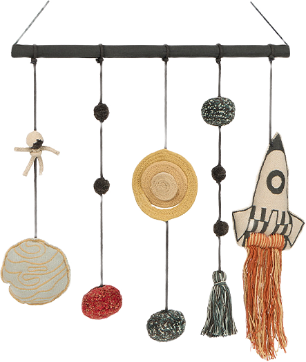 Vägghängare Kosmos, från LORENA CANALS, i färgen flerfärgad.