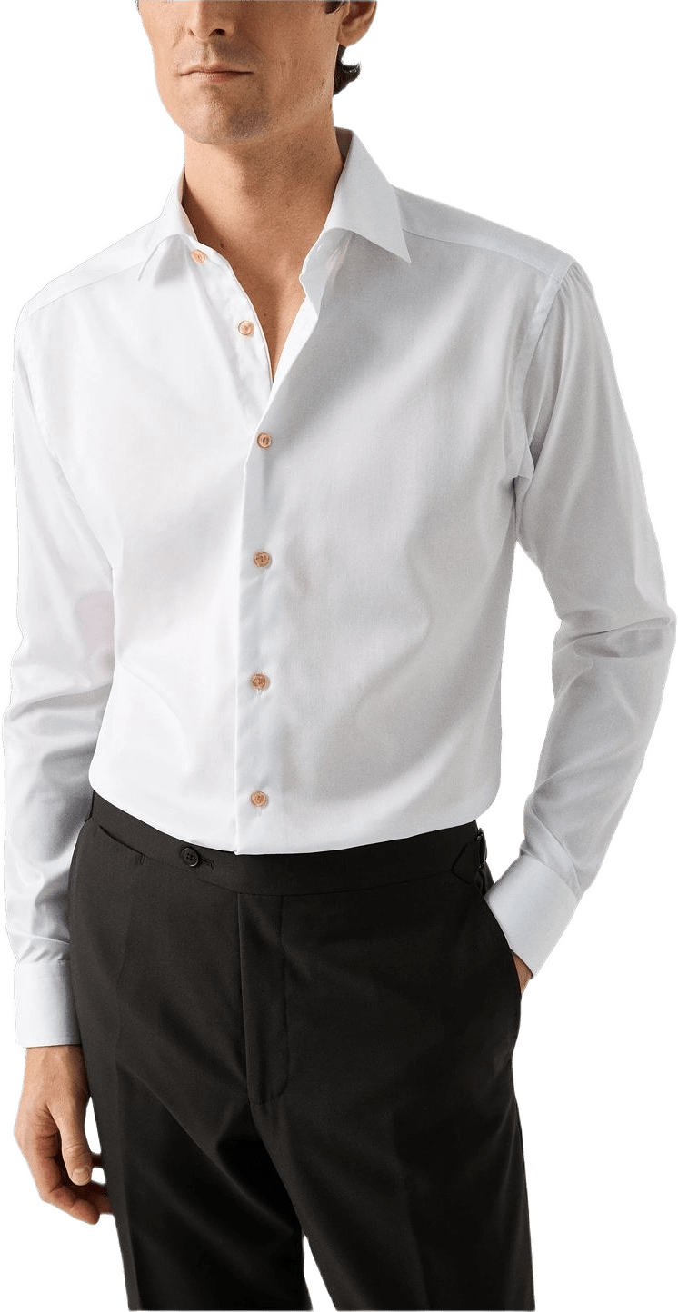 Signature Twill-skjorta Slim Fit
