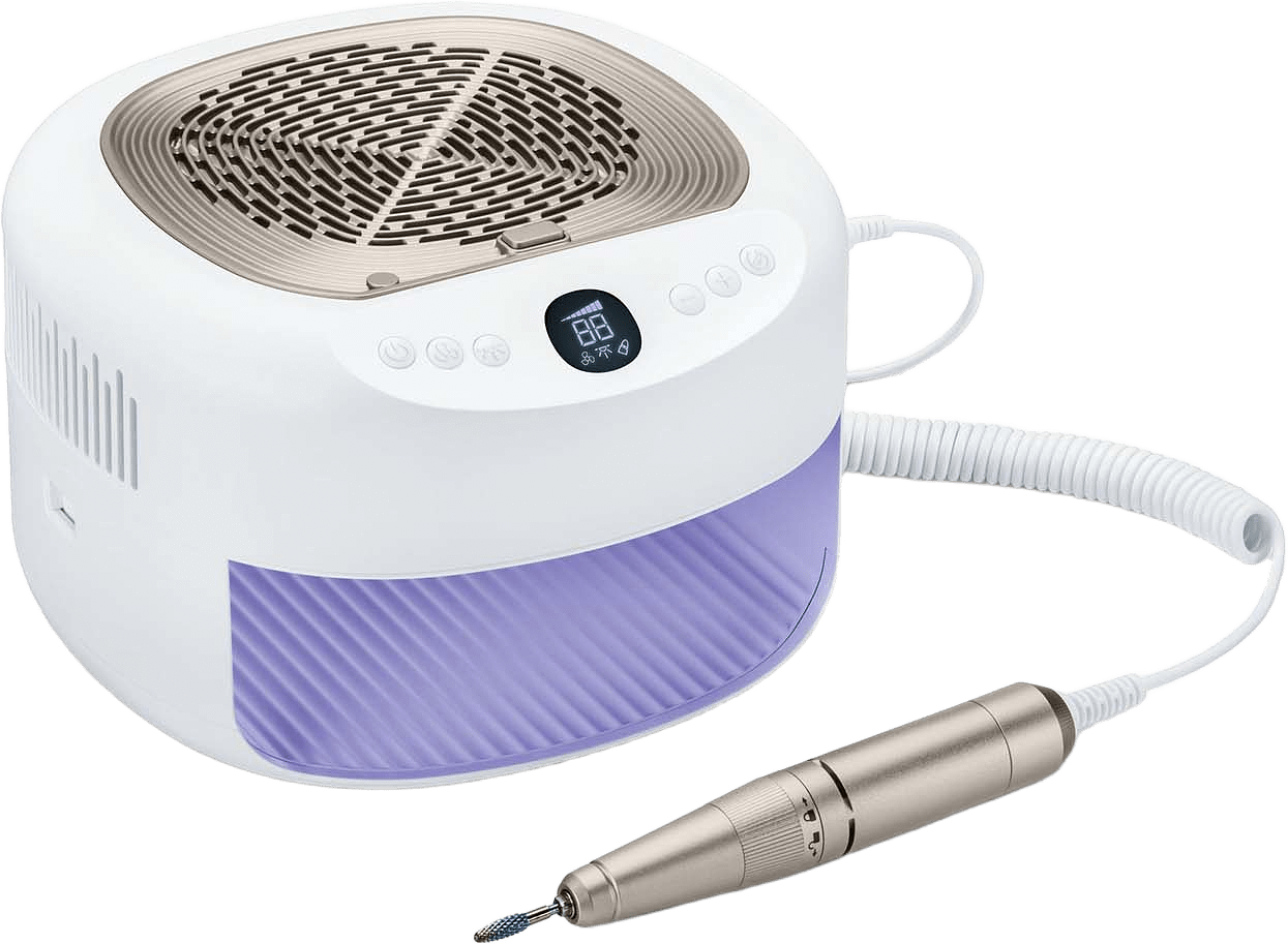 Manikyr- Och Pedikyrstation Studionails Pro 3-i-1 Mp 200, från beurer, i färgen vit / lila.