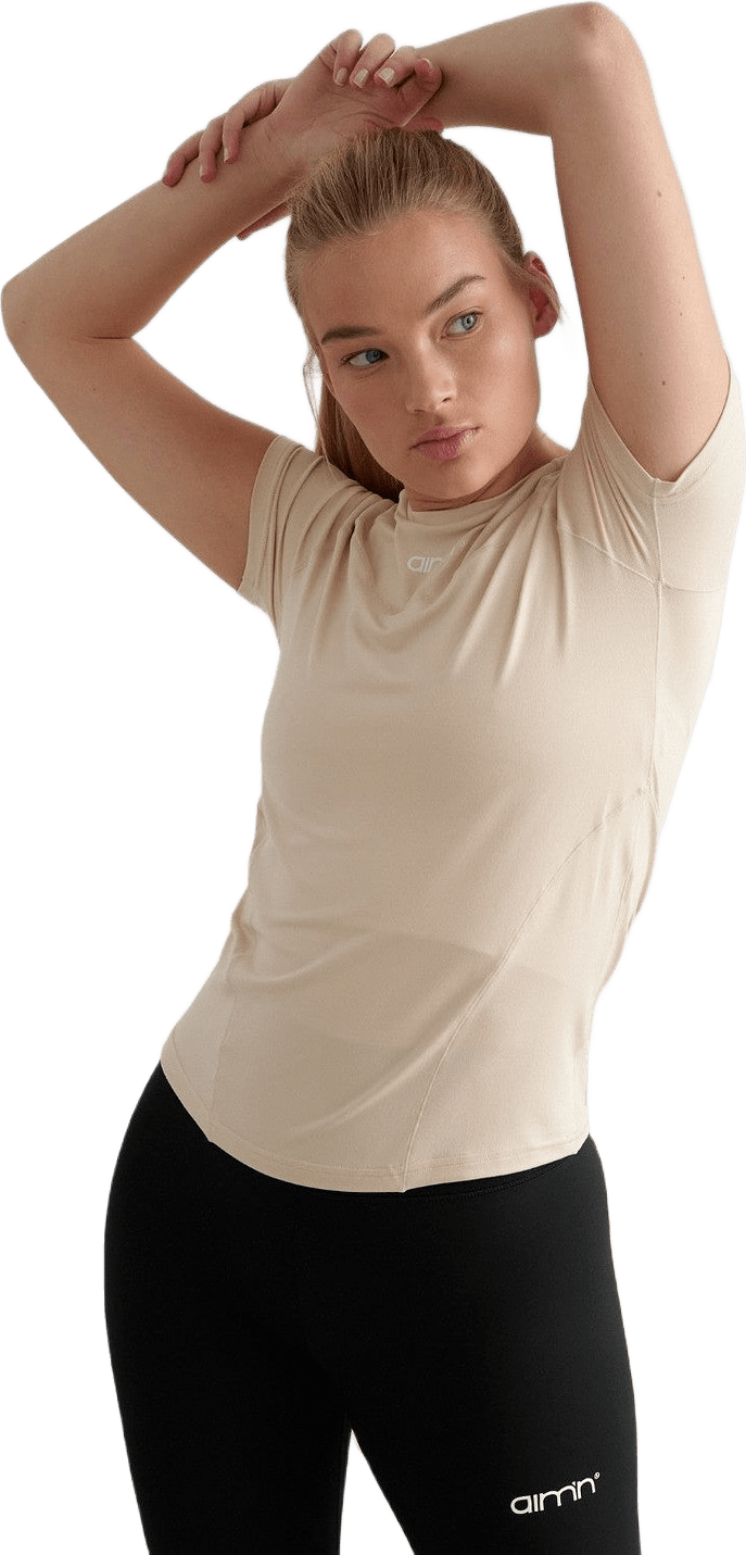 Café Au Lait Soft Basic Short Sleeve