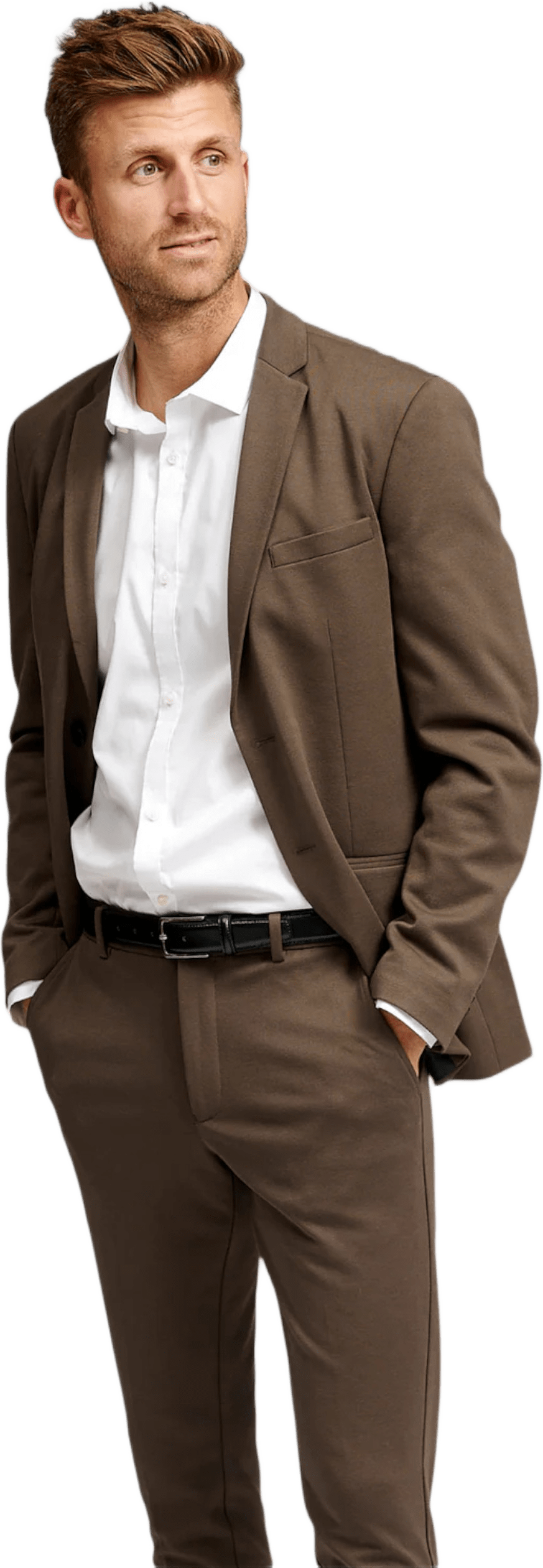 The Original Performance Blazer, från TeeShoppen, i färgen mørkebrun.