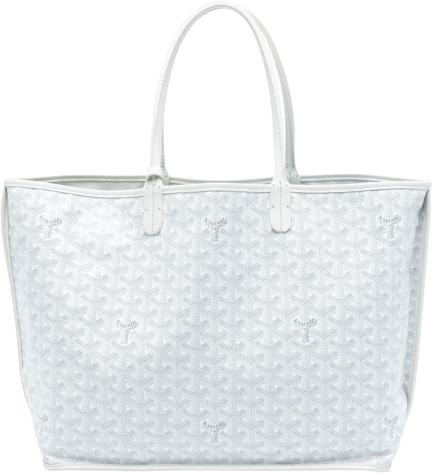 Goyard Goyardine Reversible Anjou Pm, från Luxclusif, i färgen white.