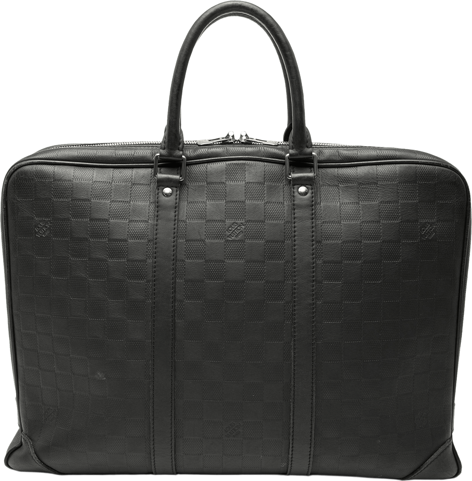 Louis Vuitton Damier Infini Porte-documents Voyage, från Luxclusif, i färgen black.