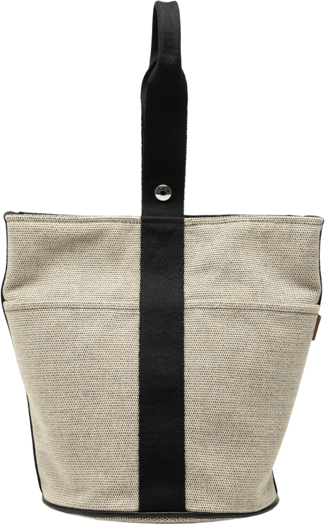 Hermès Toile Saxo Mm, från Luxclusif, i färgen beige.