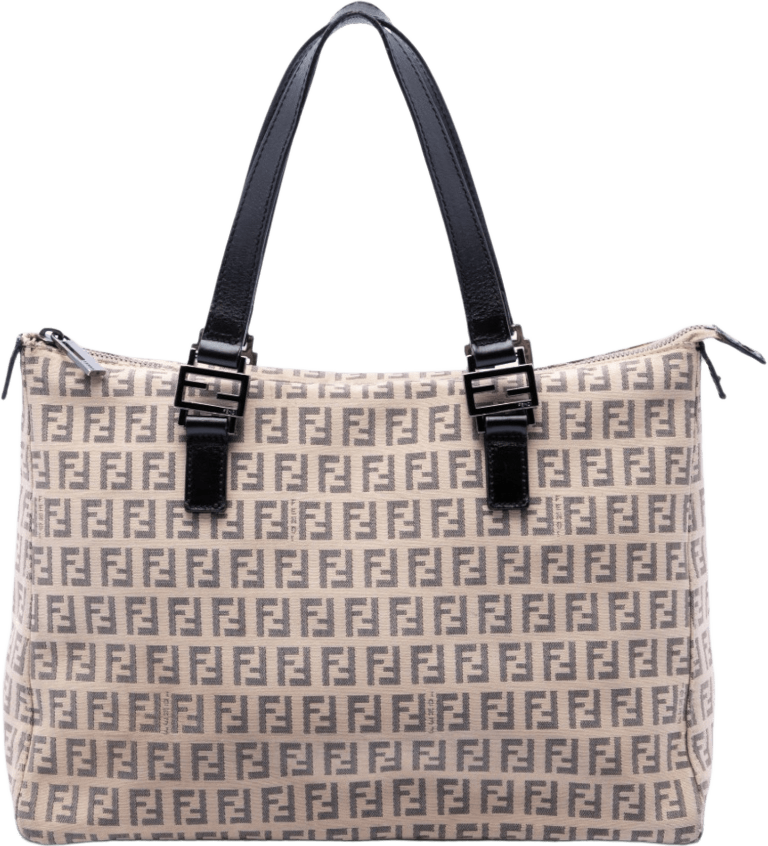 Fendi Zucchino Canvas Tote, från Luxclusif, i färgen beige.