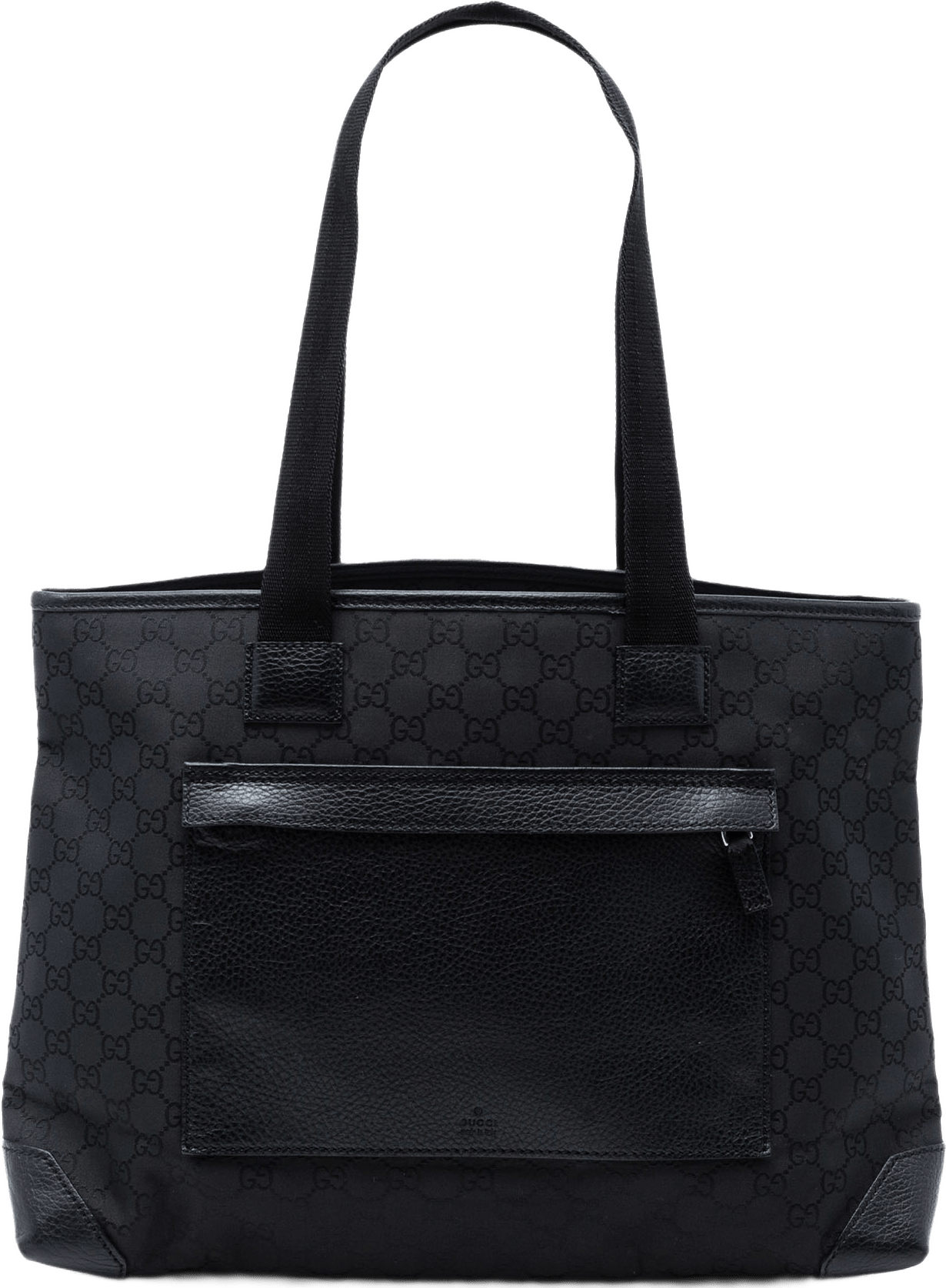 Gucci Gg Nylon Tote, från Luxclusif, i färgen svart.