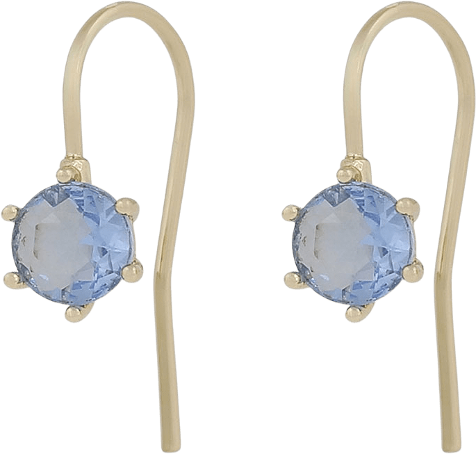 Callie Hook Crystal Ear, från SNÖ of Sweden, i färgen g/light blue.