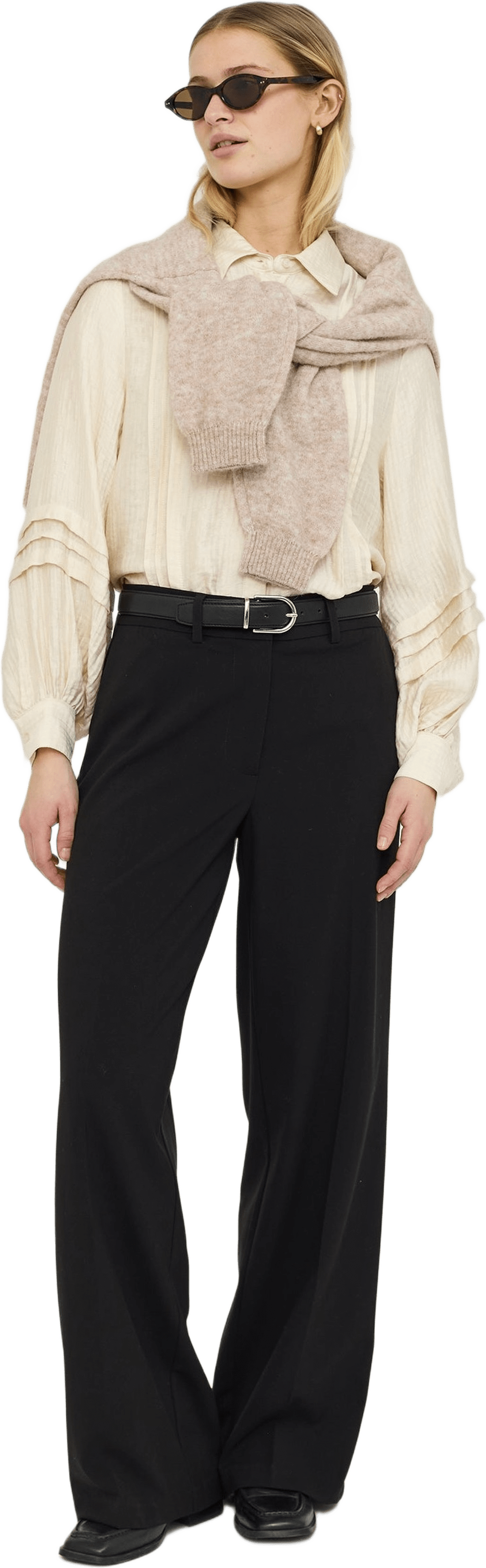 Srvilja Pant Grs - Black, från Soft Rebels, i färgen black.