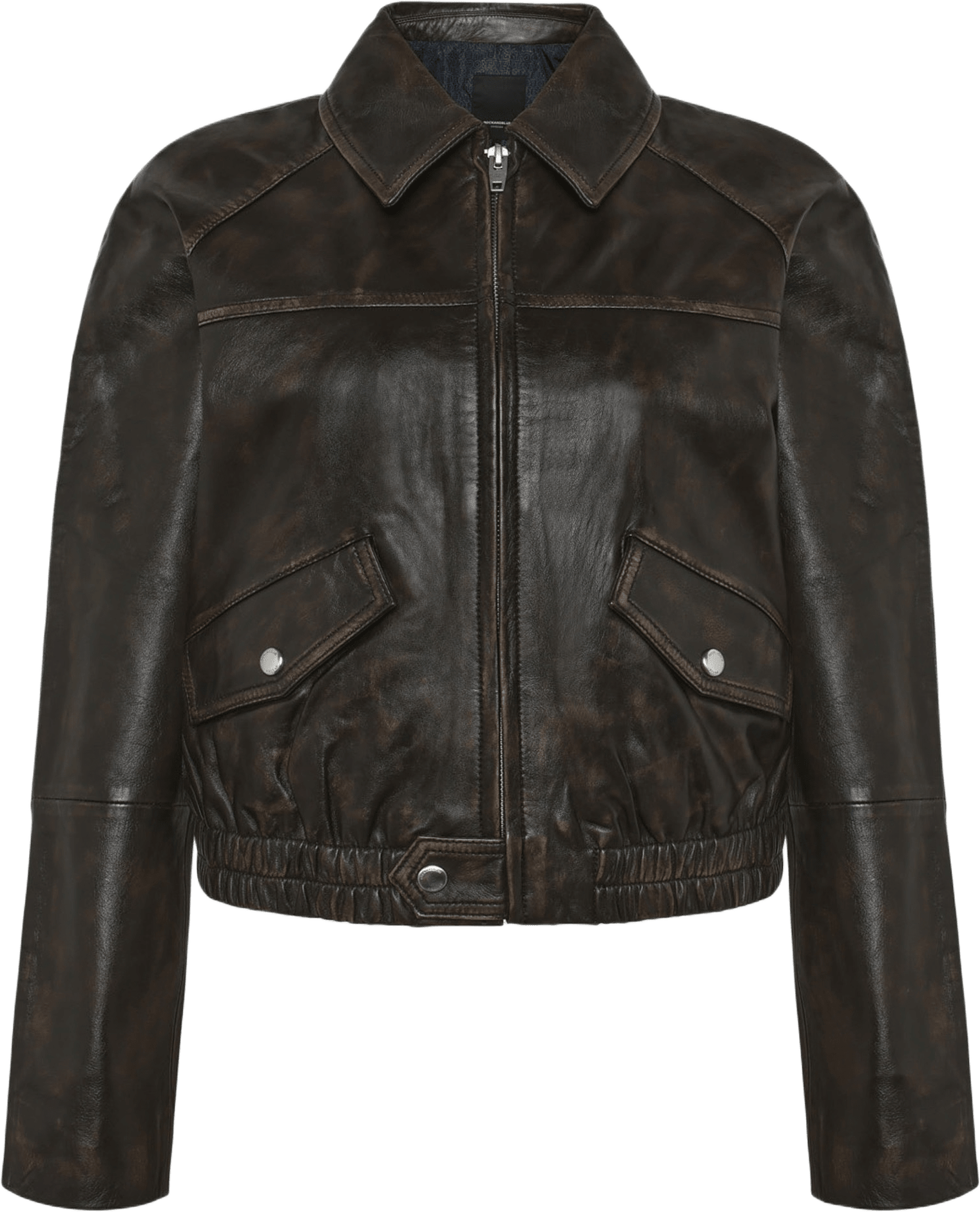 Julie Jacket, från ROCKANDBLUE, i färgen black/brown.