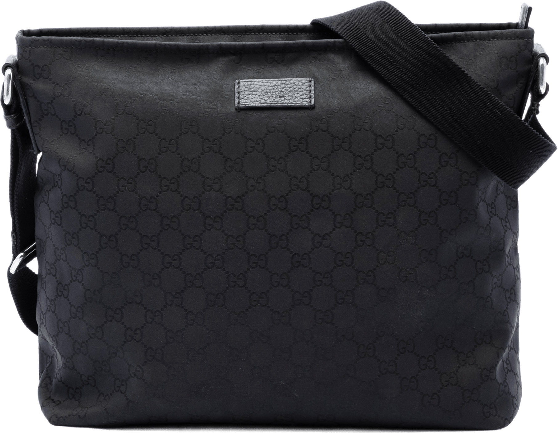 Gucci Gg Nylon Crossbody, från Luxclusif, i färgen svart.