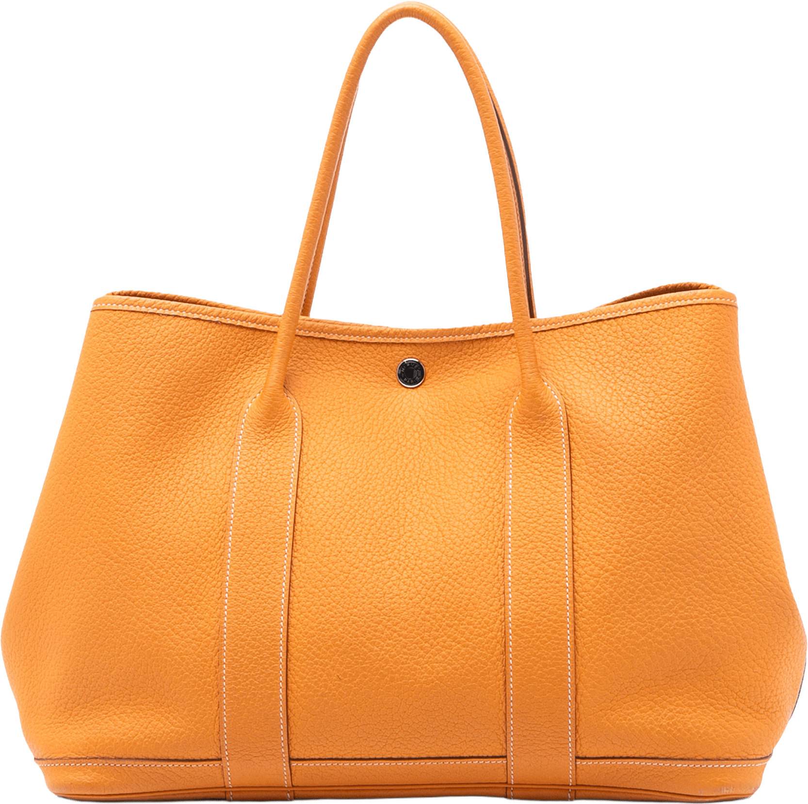 Hermès Negonda Garden Party 36, från Luxclusif, i färgen orange.