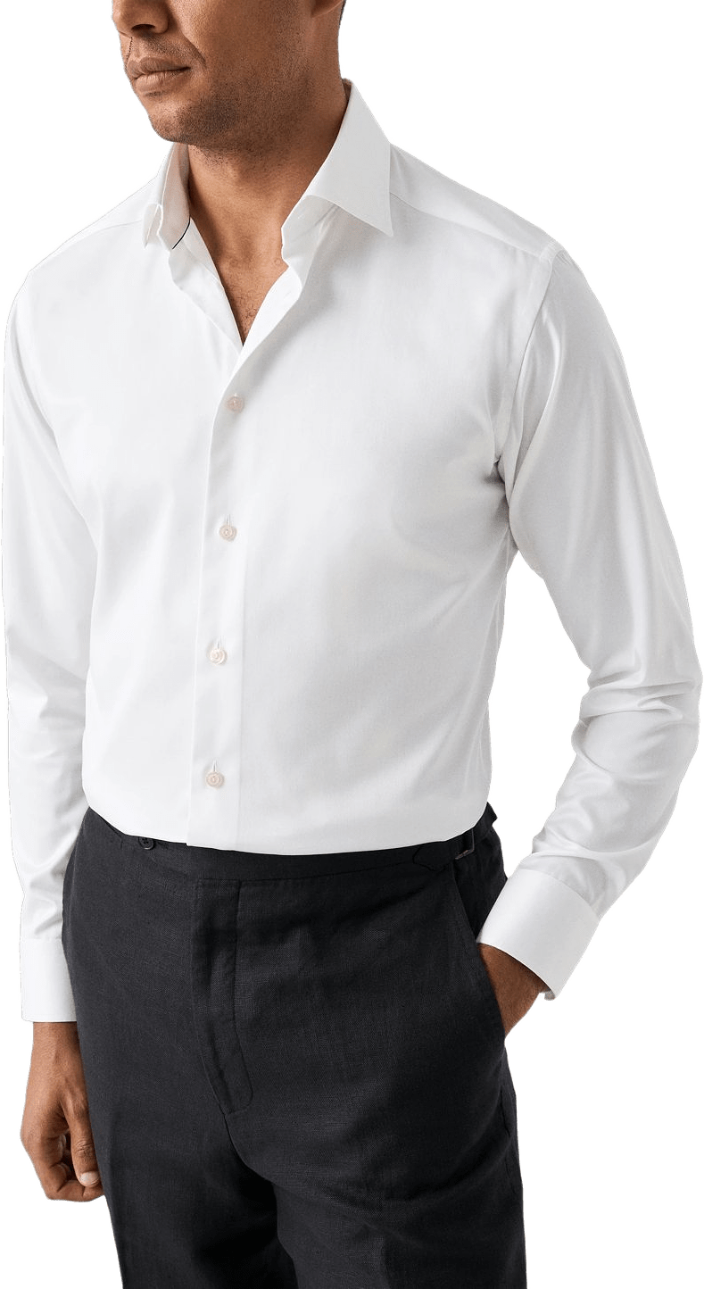 Bomull Tencel™ Lyocell-skjorta Contemporary Fit