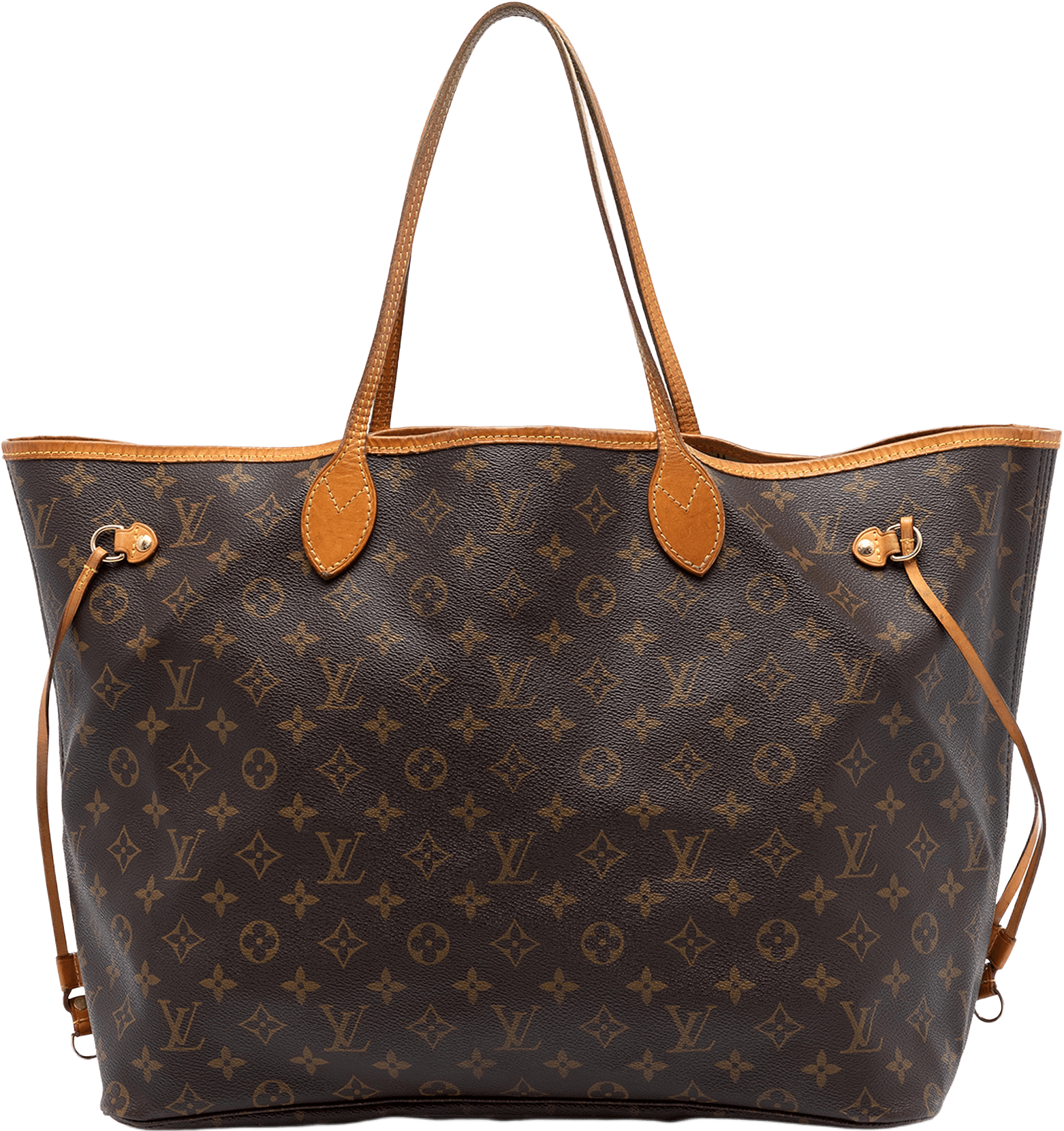 Louis Vuitton Monogram Neverfull Gm, från Luxclusif, i färgen brown.