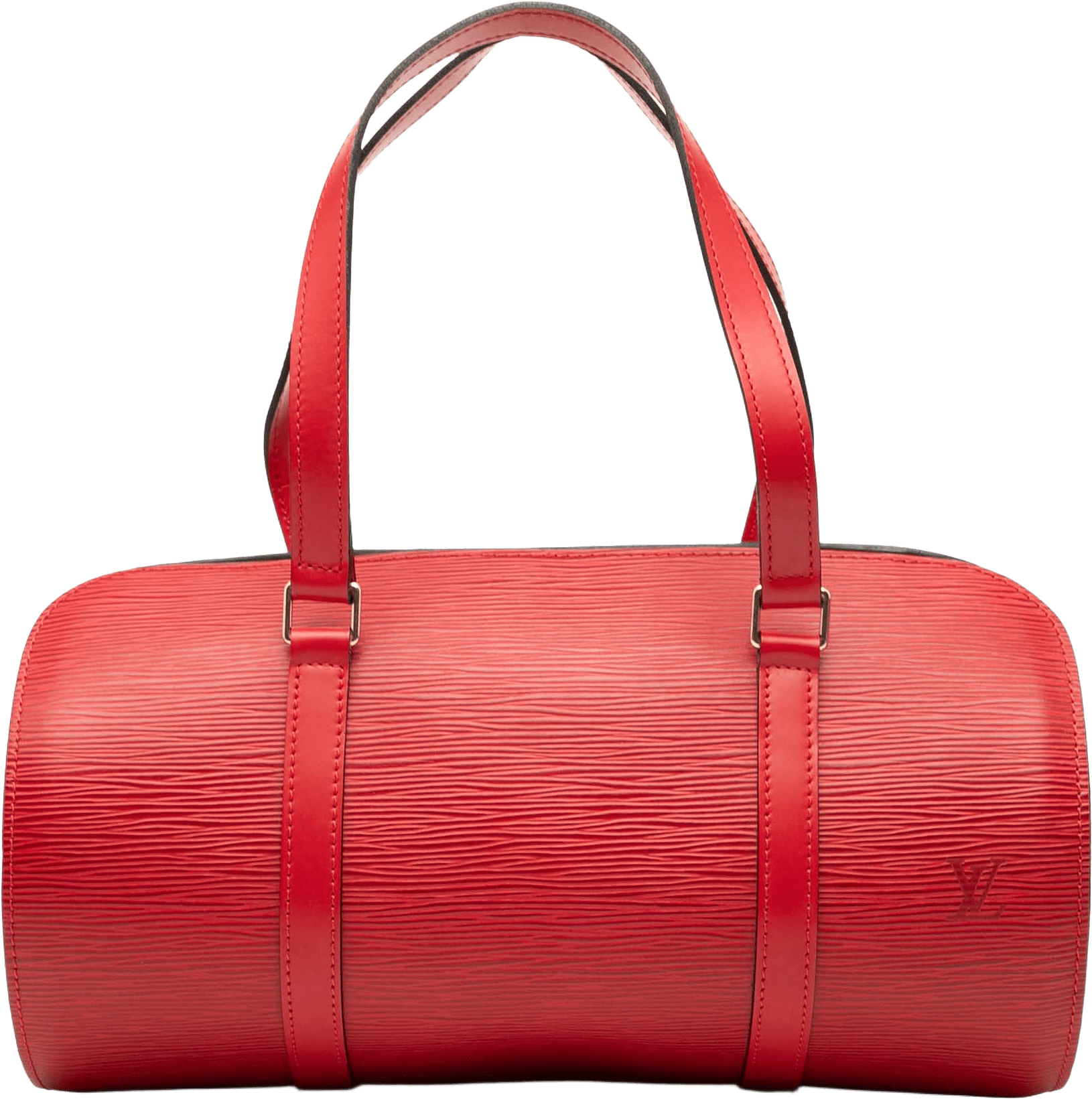 Louis Vuitton Epi Soufflot, från Luxclusif, i färgen red.