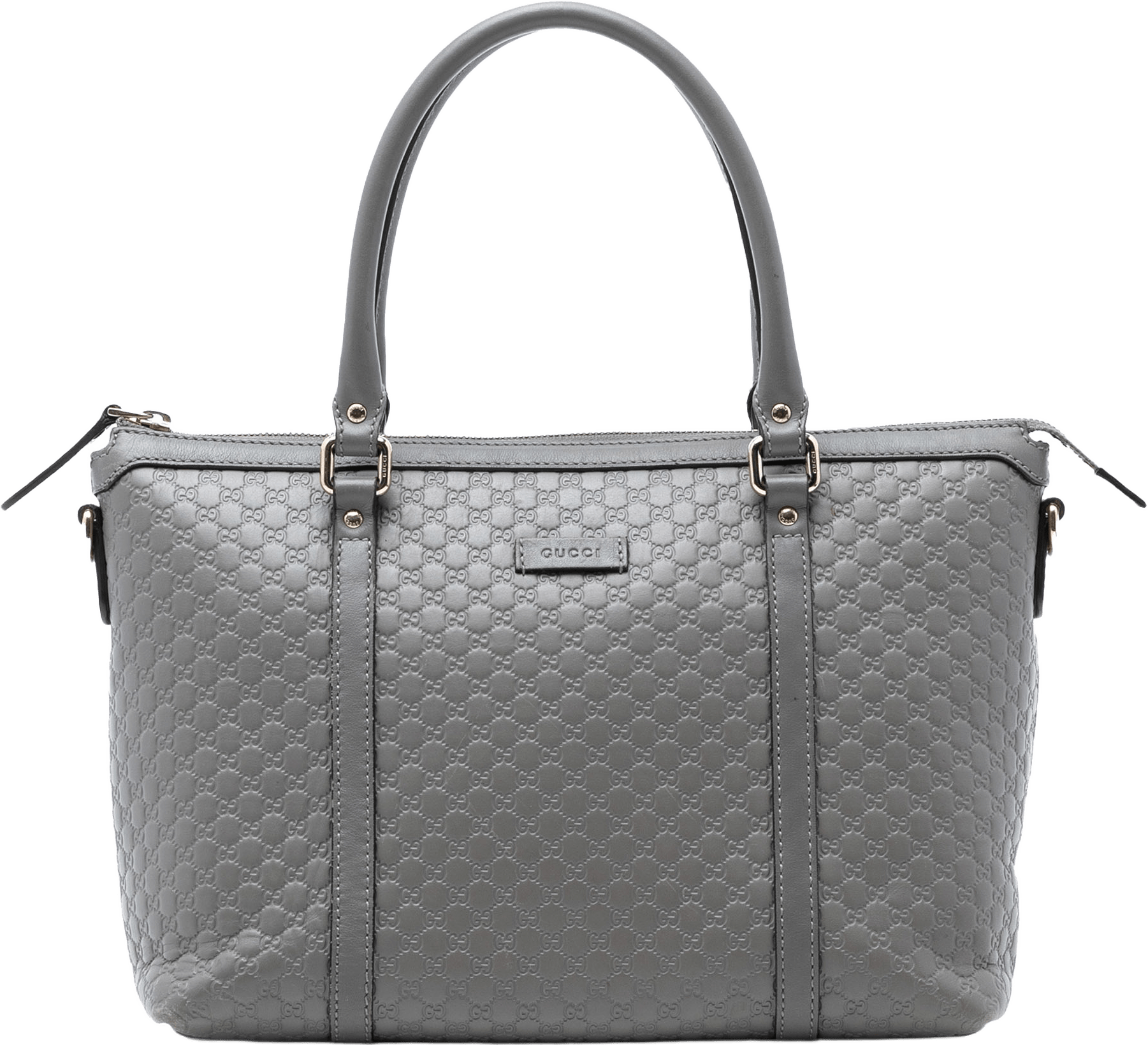 Gucci Small Microguccissima Joy Satchel, från Luxclusif, i färgen gray.