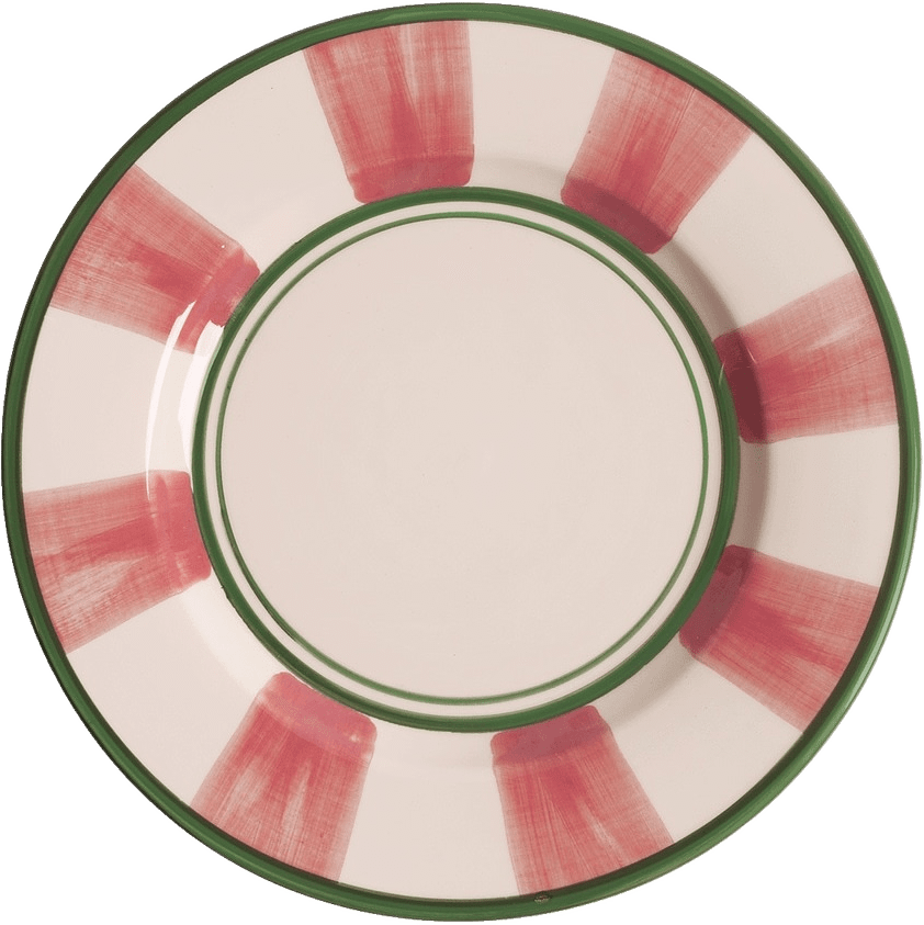 Circus Assiett - 22 Cm, från Pick A Poppy, i färgen pink.