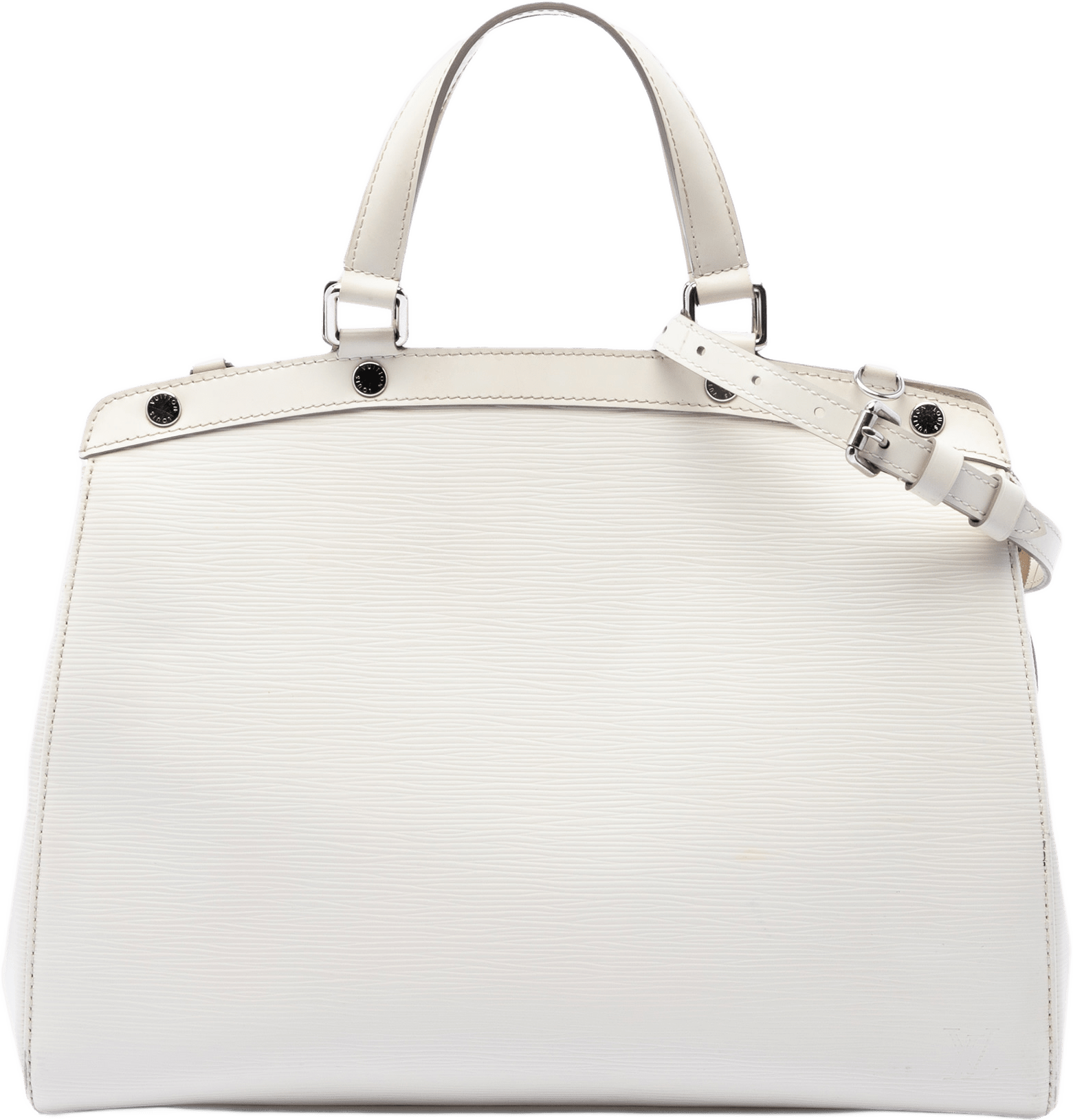 Louis Vuitton Epi Brea Mm, från Luxclusif, i färgen vit.
