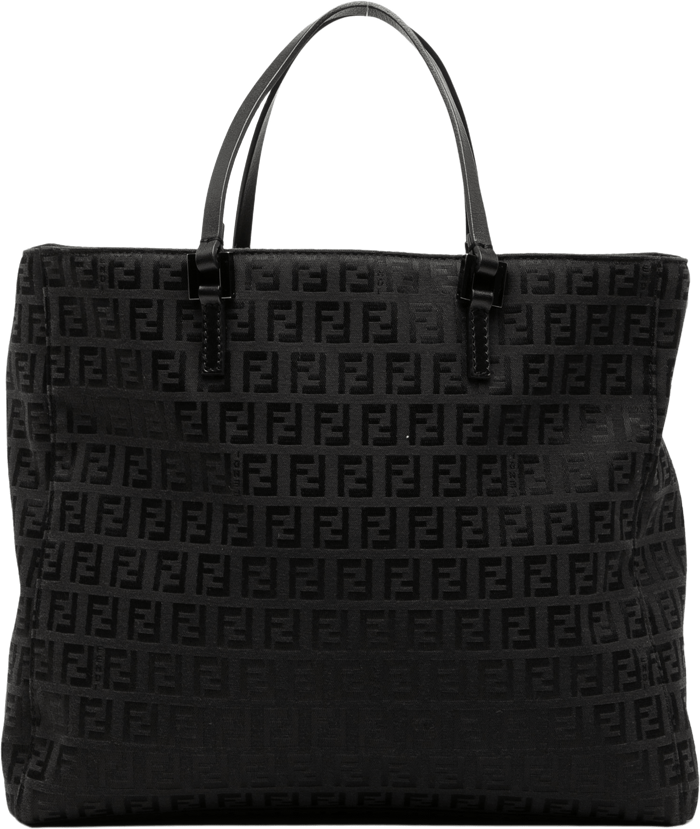 Fendi Zucchino Canvas Tote, från Luxclusif, i färgen black.