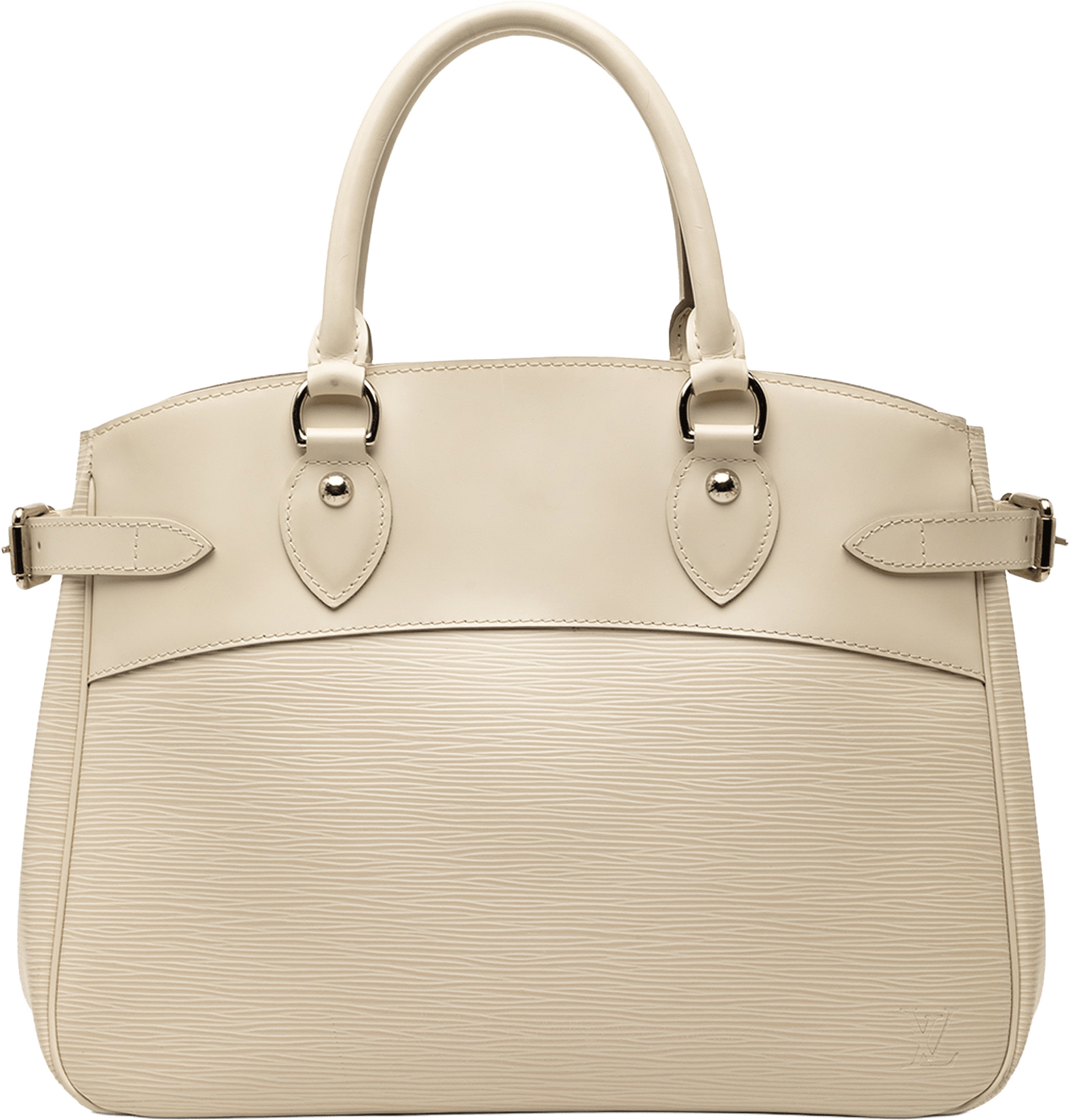 Louis Vuitton Epi Passy Pm, från Luxclusif, i färgen white.