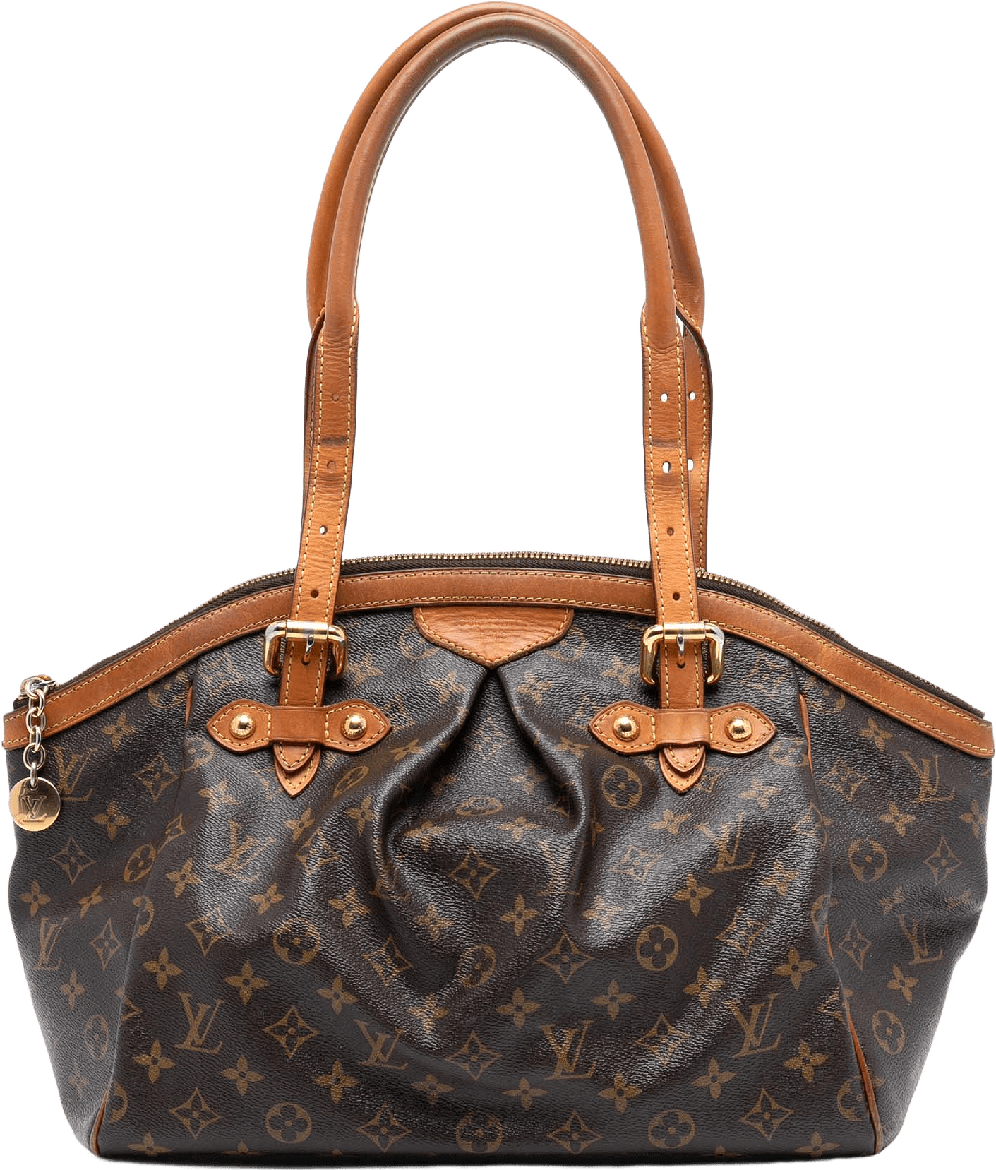 Louis Vuitton Monogram Tivoli Gm, från Luxclusif, i färgen brown.