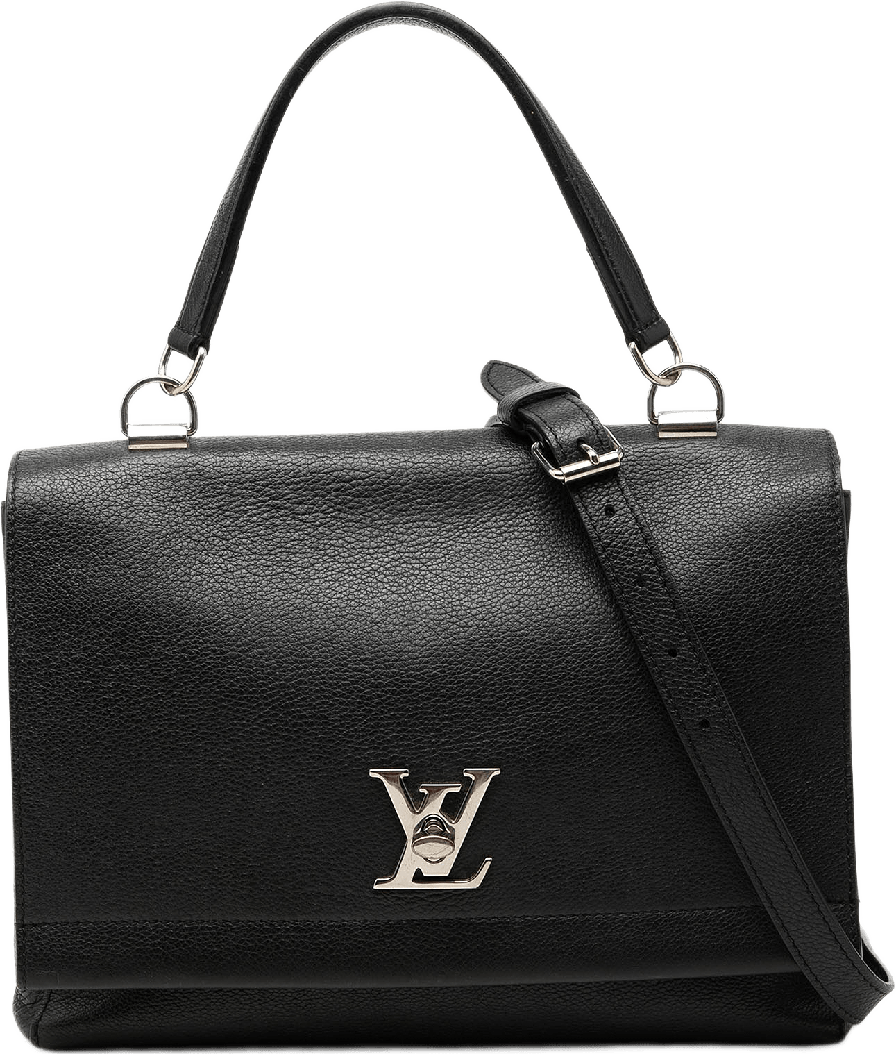 Louis Vuitton Leather Lockme Ii, från Luxclusif, i färgen svart.