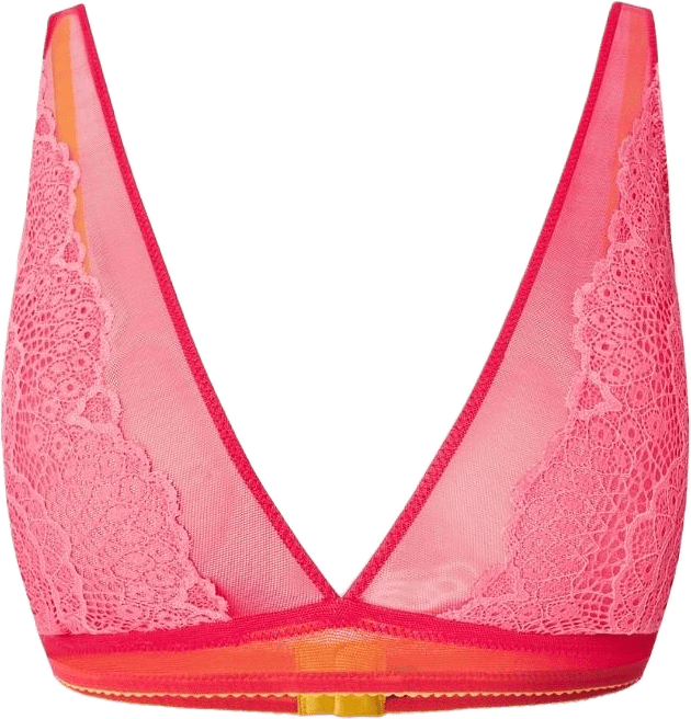 Lace Plunge Bralette, från Understatement, i färgen coral.