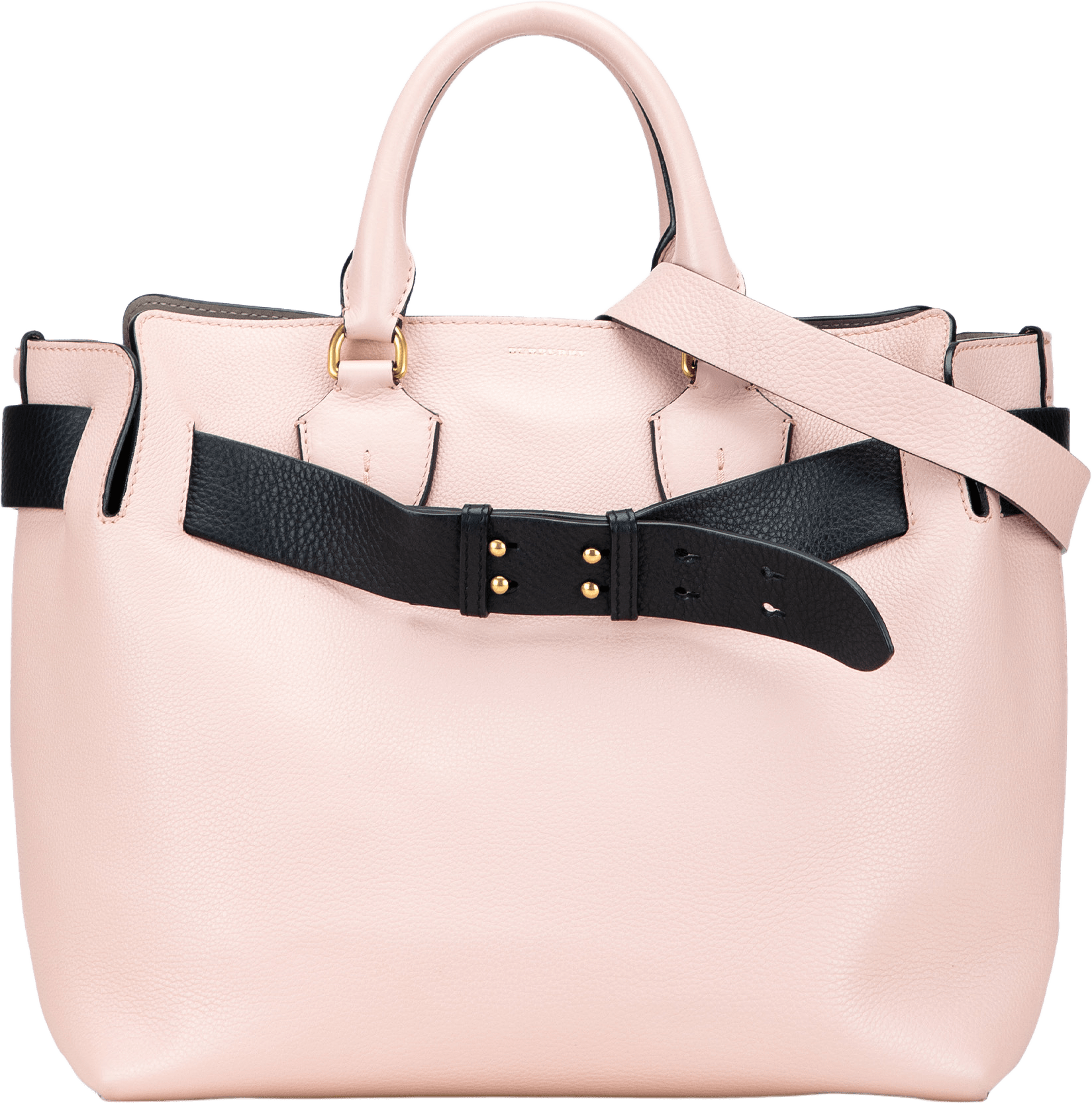 Burberry Medium Bicolor Leather Marais Belt Bag, från Luxclusif, i färgen pink.