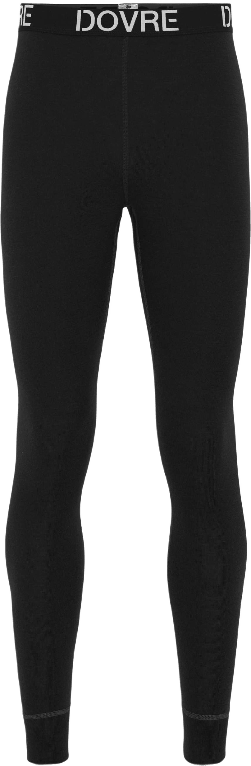 Ekologisk Ull, Long Johns, Svart, från Dovre, i färgen black.