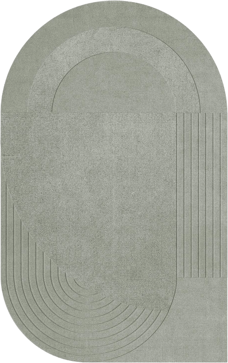 Circular Sage, från Layered, i färgen sage.