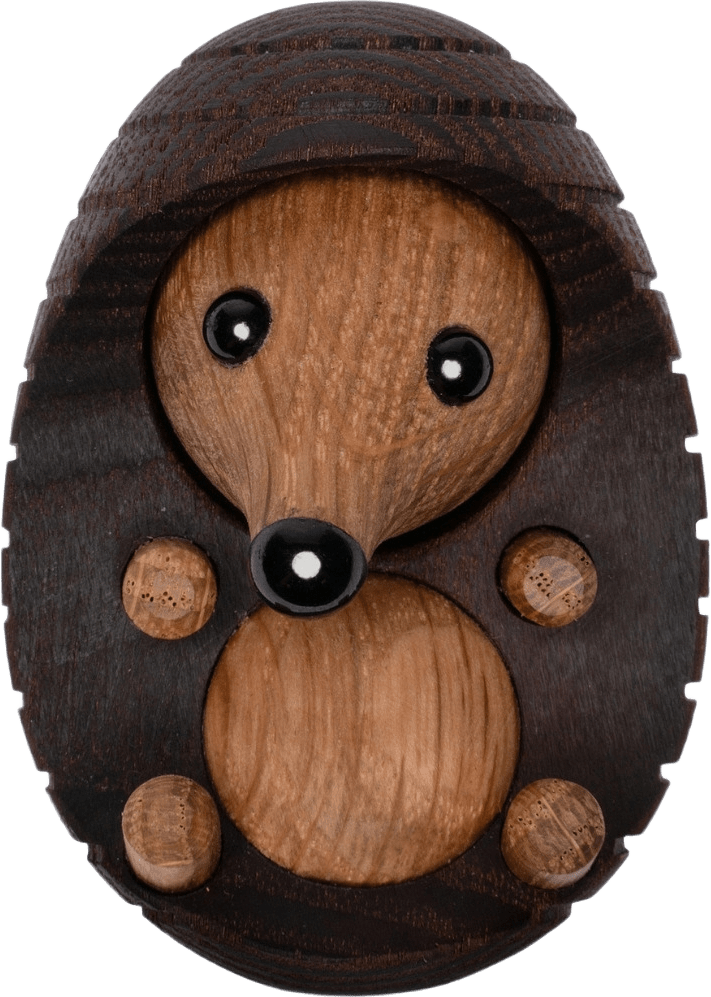 Spike Igelkott Trädekoration 4 Cm Termoask, från Spring Copenhagen, i färgen brown.