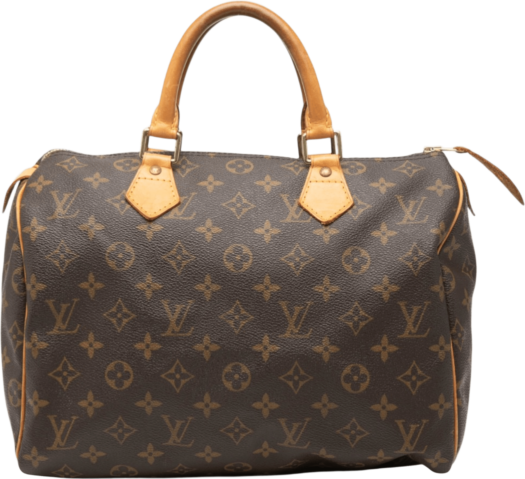 Louis Vuitton Monogram Speedy 30, från Luxclusif, i färgen brown.