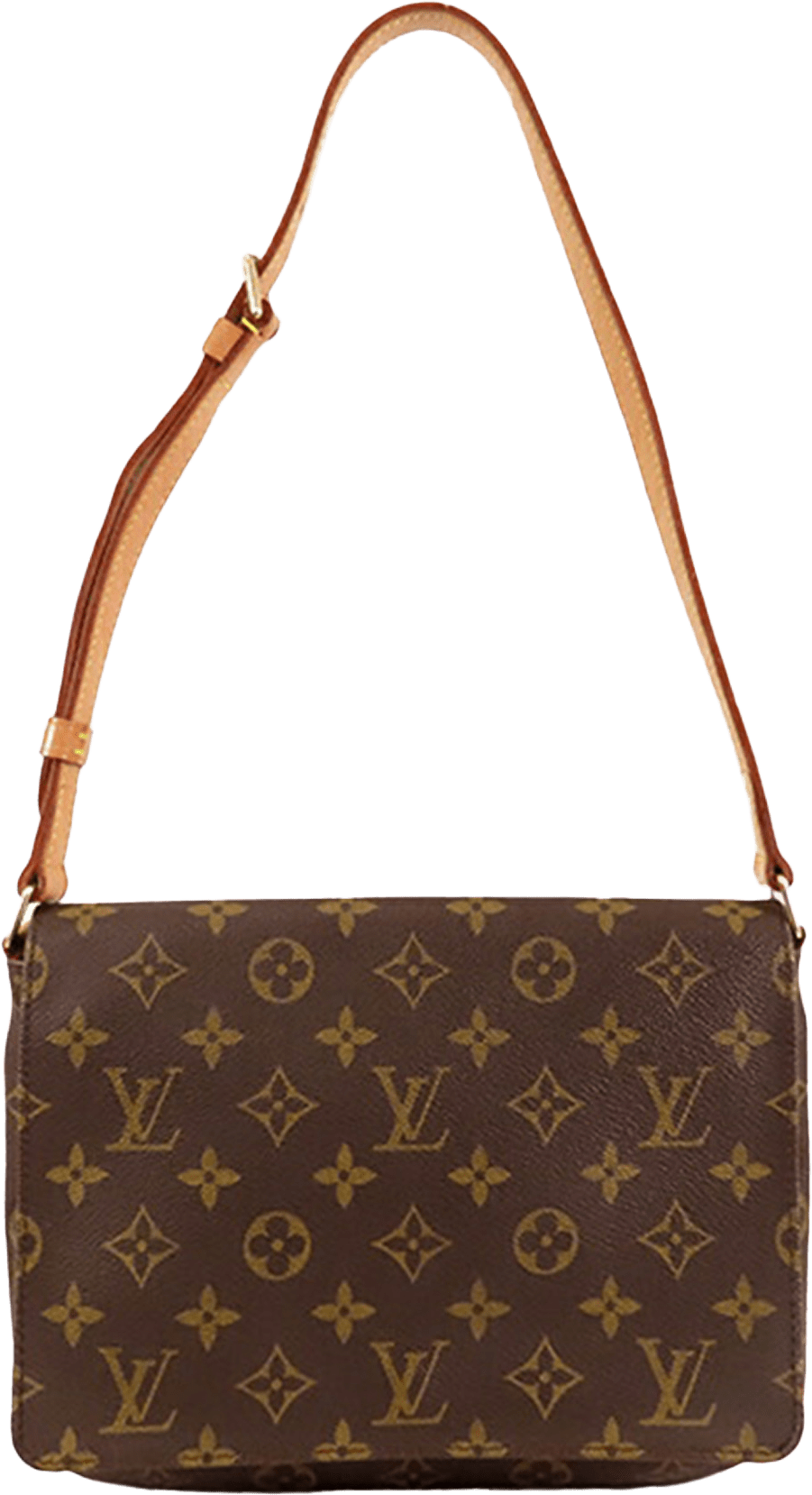 Louis Vuitton Monogram Musette Tango Short Strap, från Luxclusif, i färgen brown.