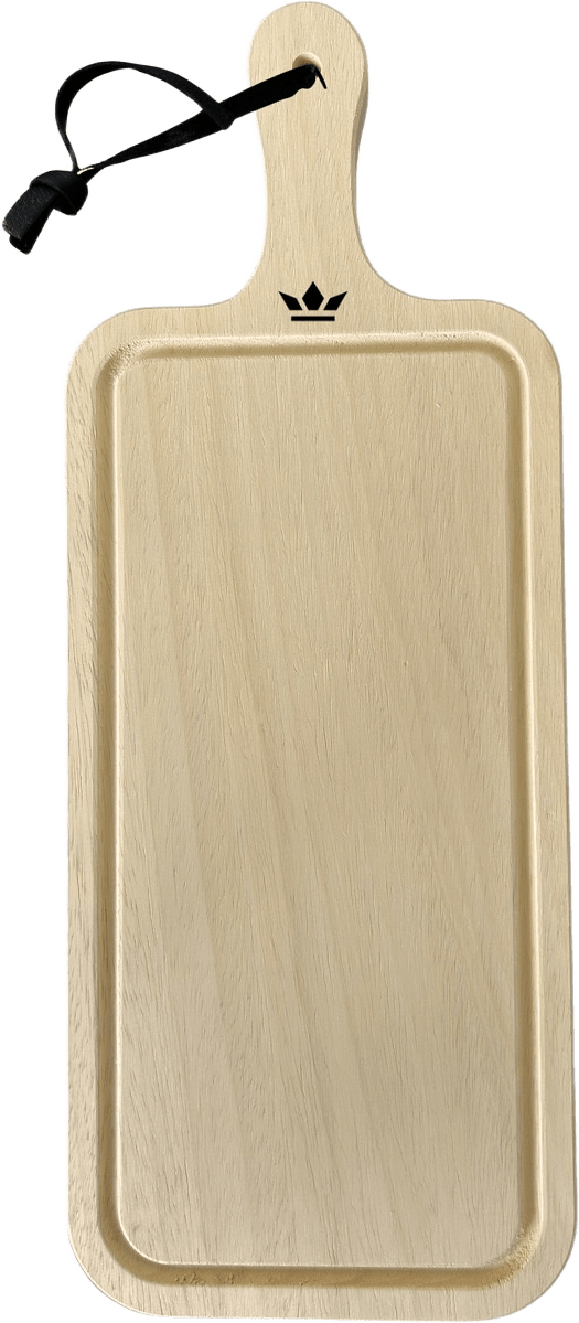 Dutchdeluxes  Träskär- Och Serveringsbräda – Rektangulär med handtag  Horeca-godkänd, från Dutchdeluxes, i färgen brown.