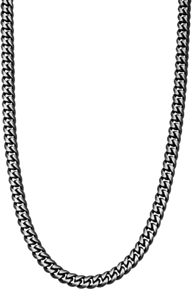 Harlow Steel Necklace Black, från by BILLGREN, i färgen svart.