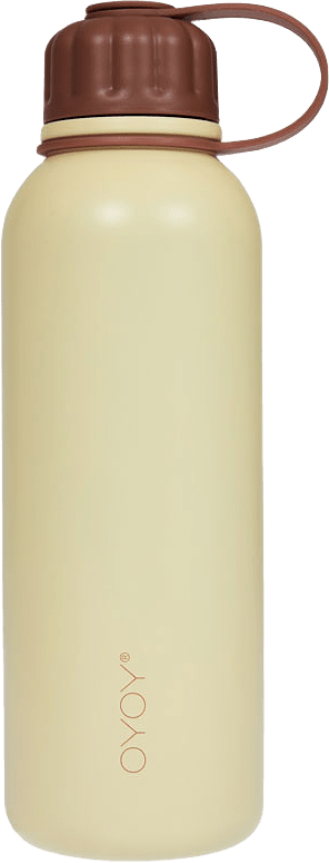 Pullo Bottle, från OYOY Living, i färgen butter/nutmeg.