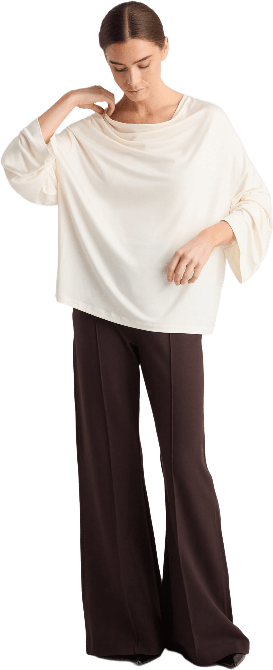 Genna Top - Paper, från Residus, i färgen white.