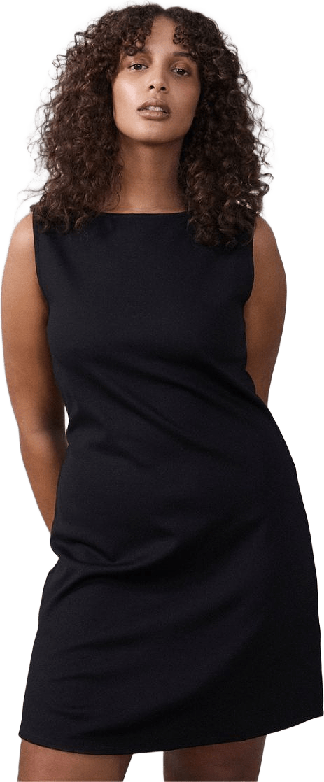 Josefinemd Tank Flare Dress, från Medströms, i färgen Black.