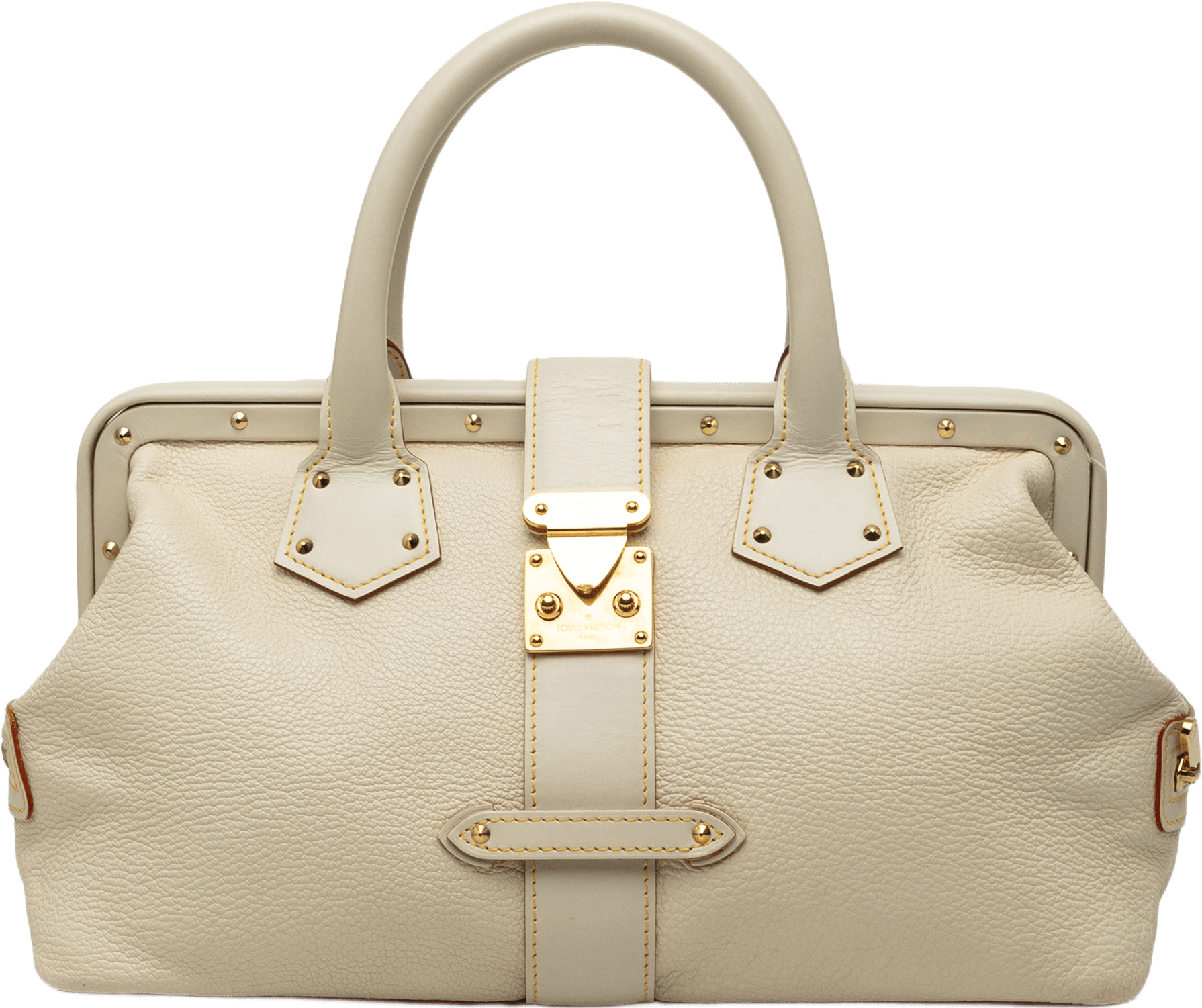 Louis Vuitton Suhali Lingenieux Pm, från Luxclusif, i färgen vit.