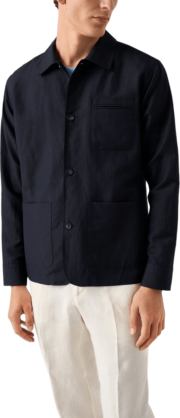 Overshirt I Linne & Bomull