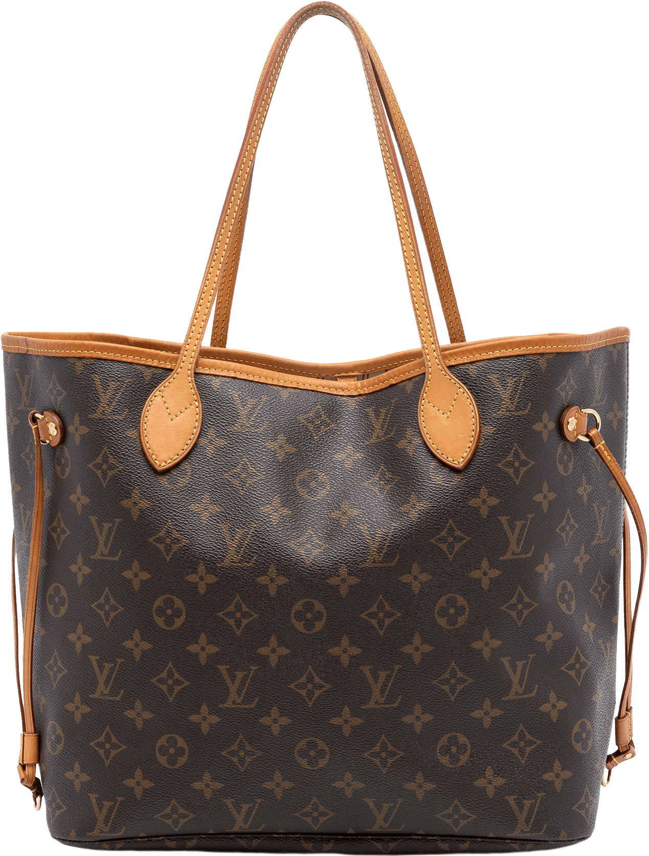 Louis Vuitton Monogram Neverfull Mm, från Luxclusif, i färgen brown.