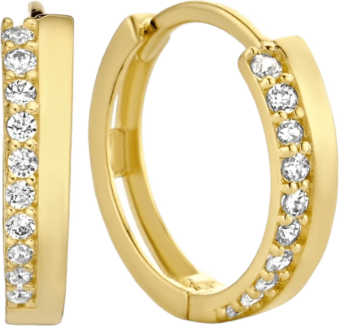 Isabel Bernard 14 Karat Gold Hoop Earrings