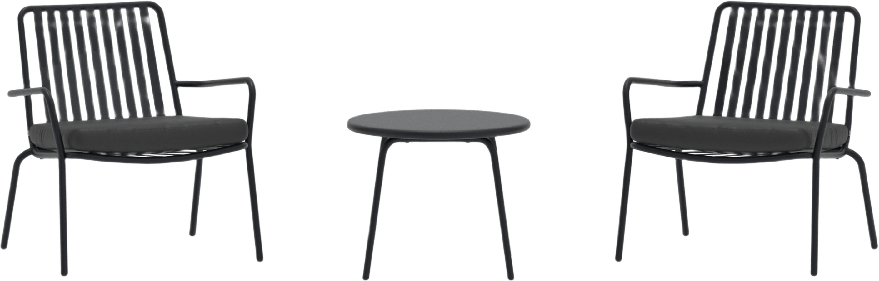 Mykonos Loungegrupp, från Venture Home, i färgen black.