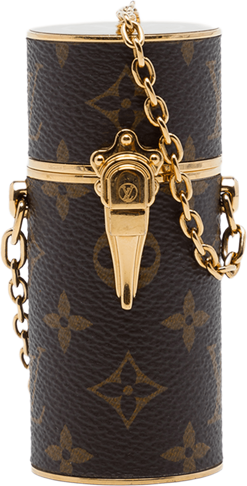 Louis Vuitton Monogram Lipstick Case, från Luxclusif, i färgen brun.