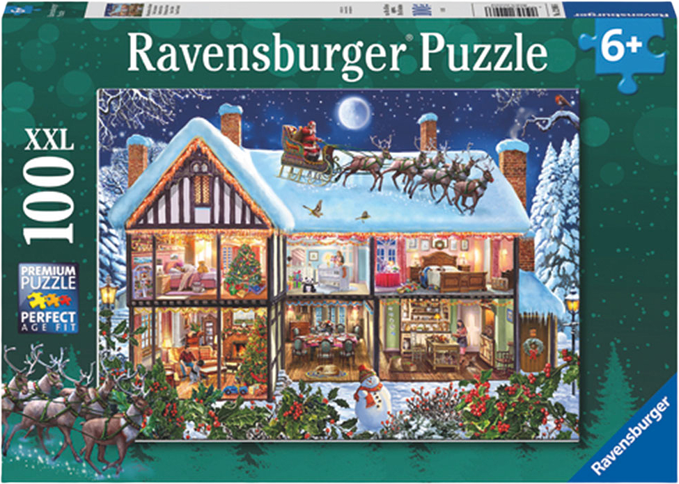 Christmas At Home 100p, från RAVENSBURGER, i färgen Multicolor.