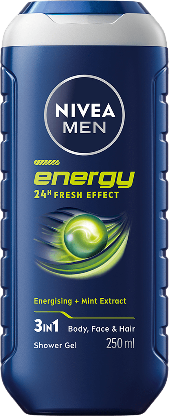 Duschtvål Energy Shower Gel 250 ml NIVEA MEN, från NIVEA.