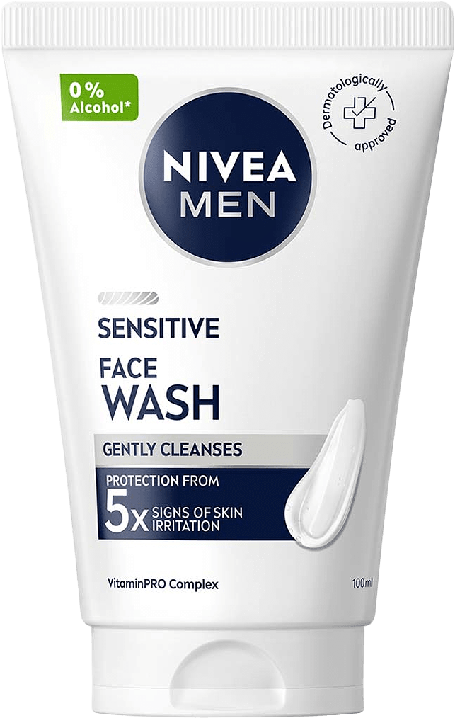 Ansiktsrengöring Sensitive Face Wash 100 ml NIVEA MEN, från NIVEA.